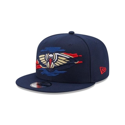 Sapca New Era New Orleans Pelicans NBA Logo Tear 9FIFTY Snapback - Albastri